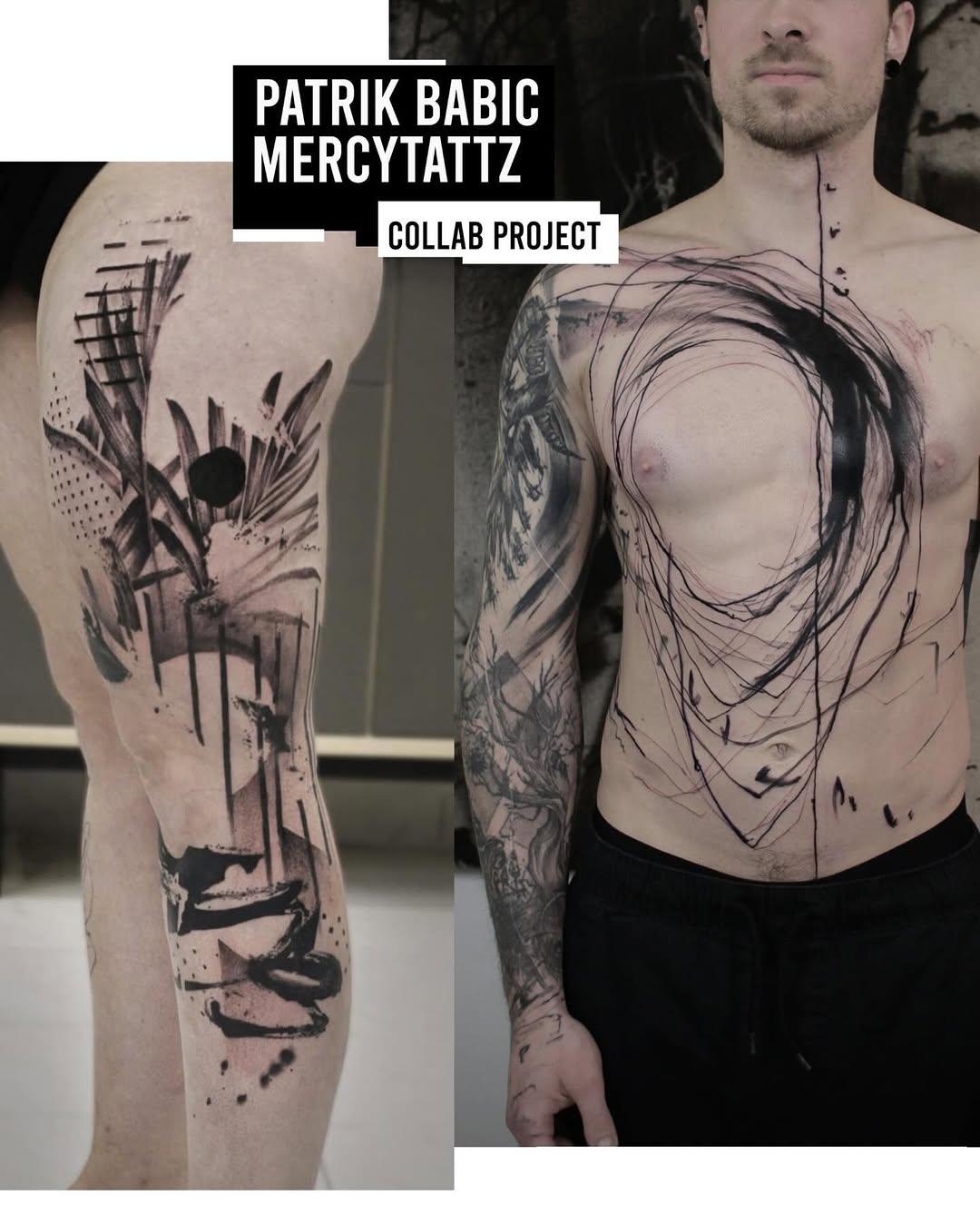 Tatouage Collaboration artistique corps — mercytattz