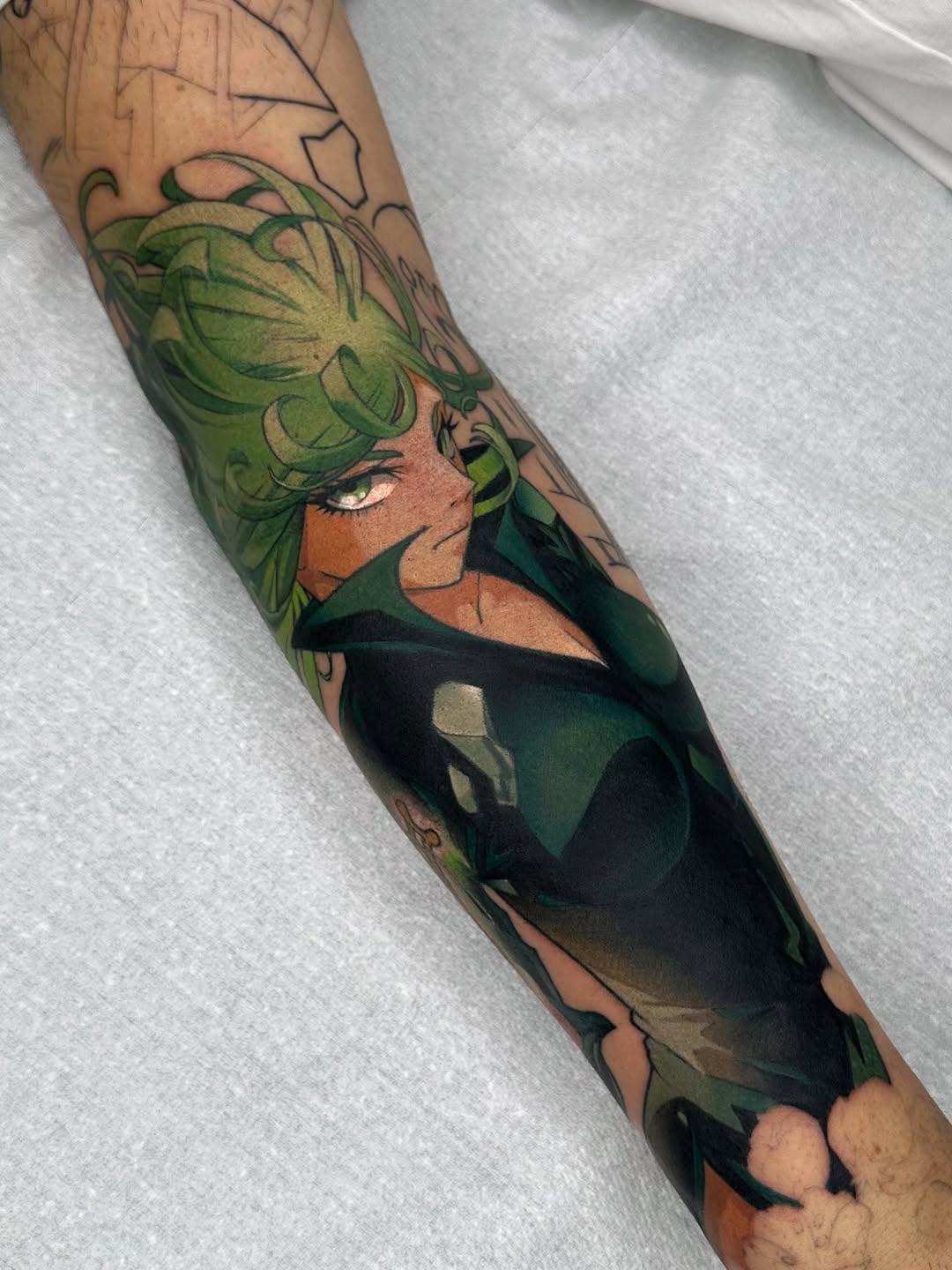 Tatouage Tatsumaki One Punch Man — loickmori