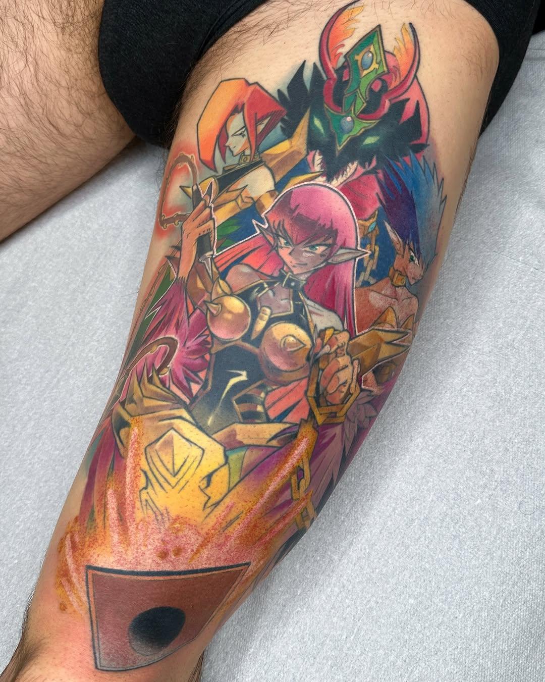 Tatouage Dame Harpie Yu-Gi-Oh — loickmori