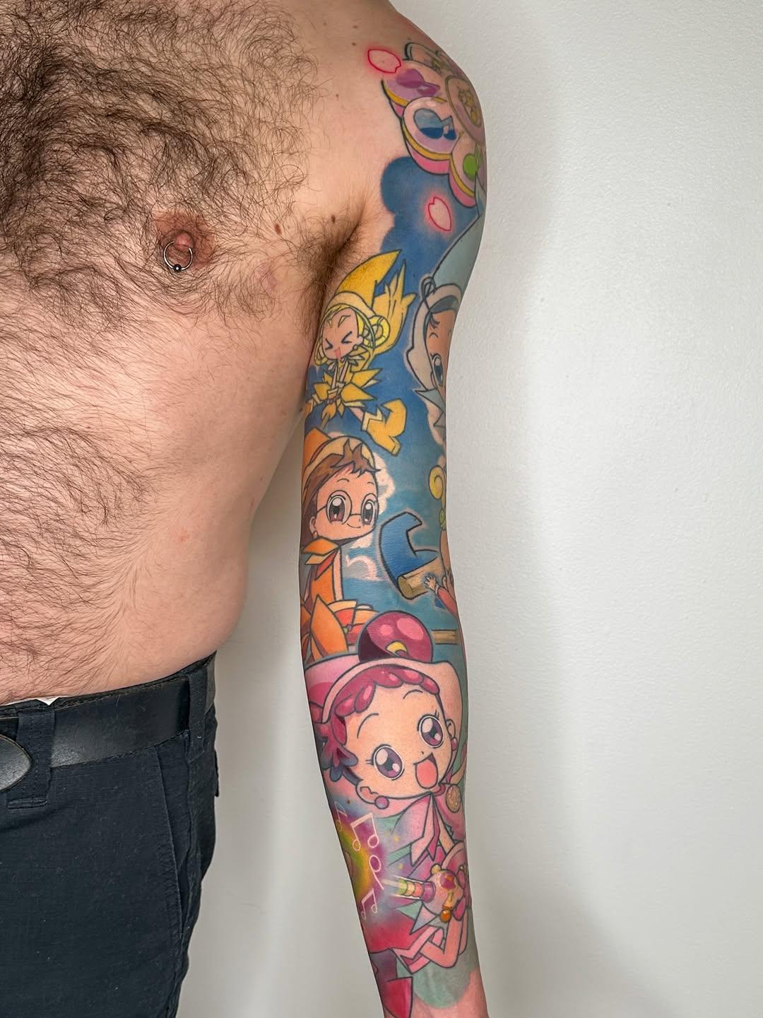 Tatouage Magical DoReMi bras complet — loickmori