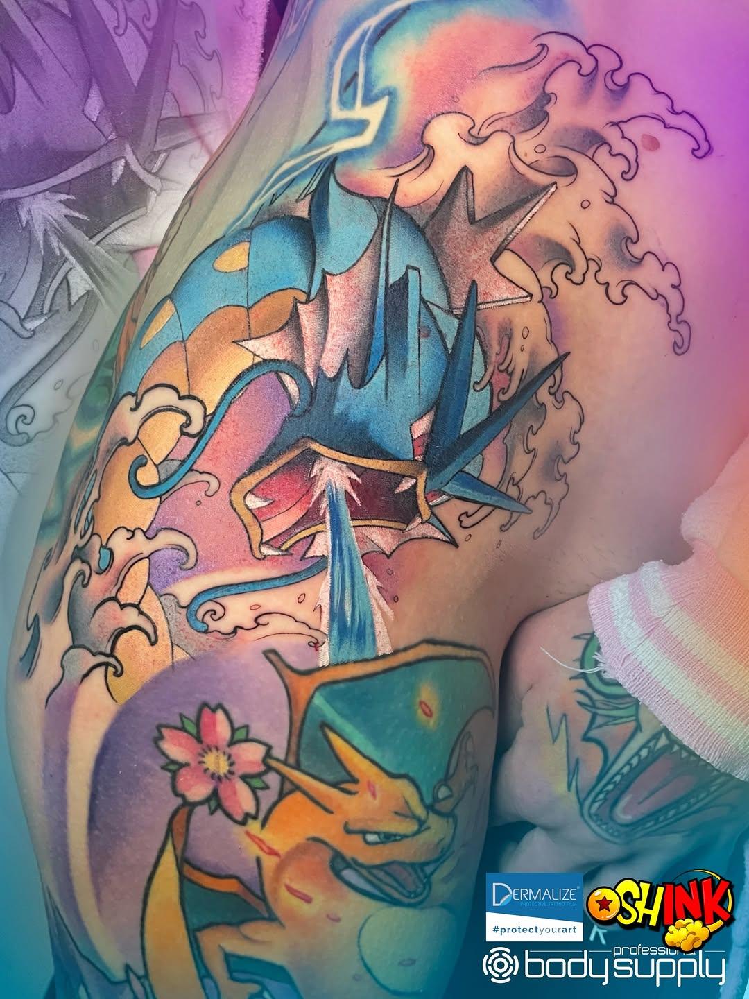 Tatouage Leviathan anime character — oshink__
