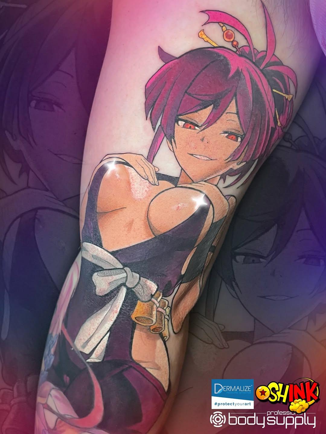 Tatouage Yuzuhira manga character — oshink__