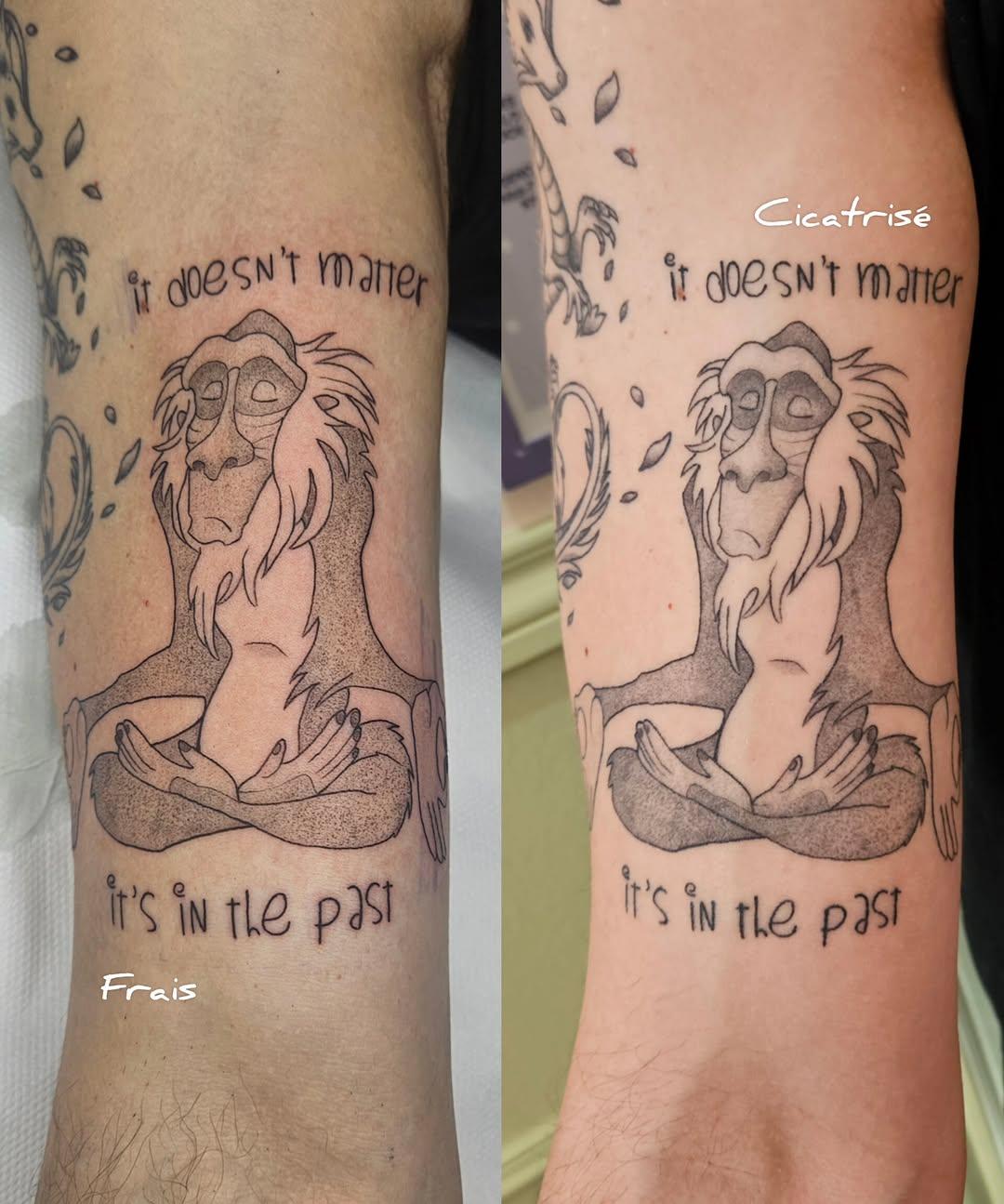 Rafiki cicatrisé, illustratif — pommalo__