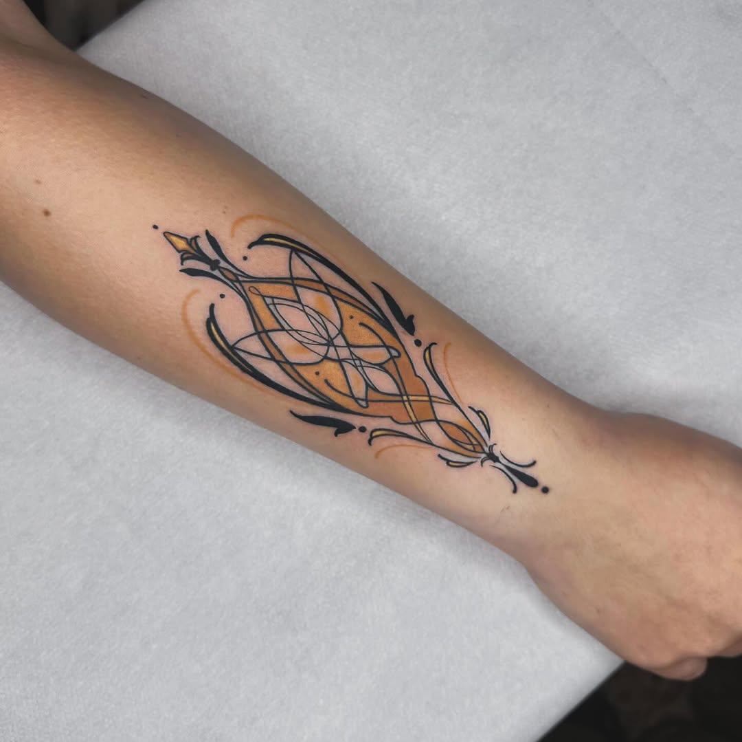 Flash ornemental Seigneur des Anneaux — bonny.addams.tattoo