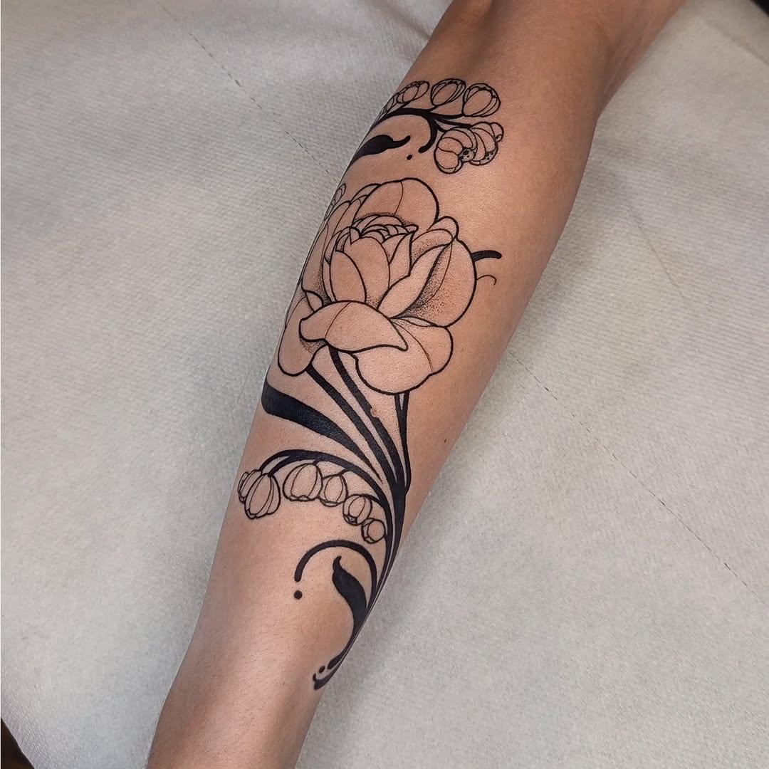Travail de Bonny Addams Neotraditional. Ornemental . Art Nouveau
