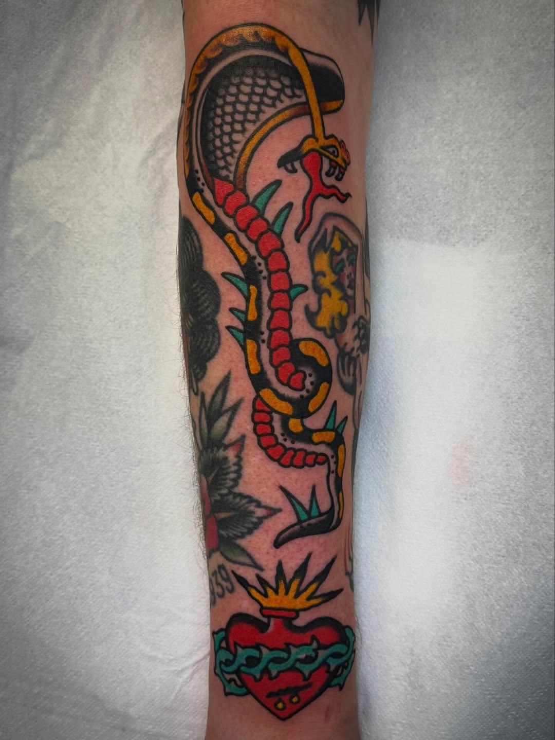 Tatouage Crochet de pêche avec tête de cheval — stefanpauli