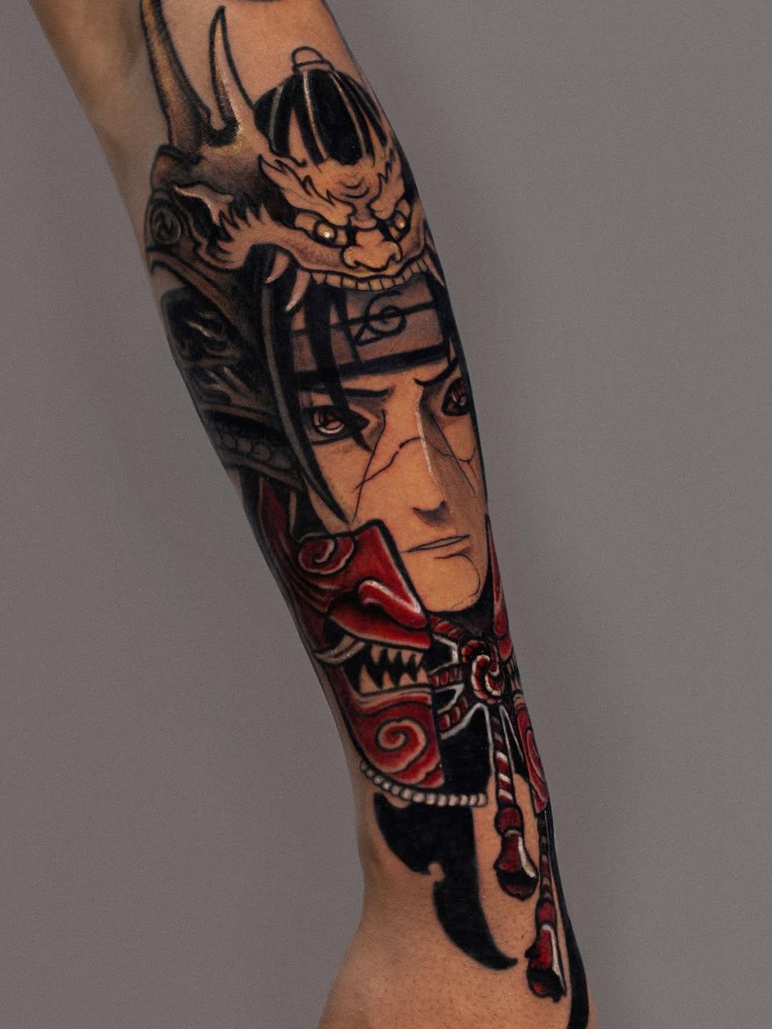 Tatouage Itachi Uchiha Naruto — nesi_tattoo