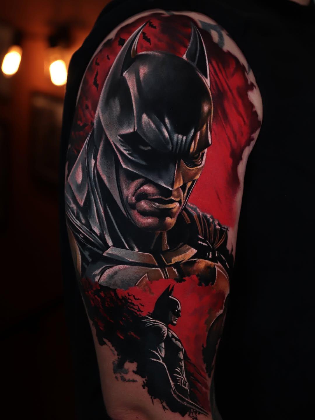Tatouage Batman coverup — jean_mognon
