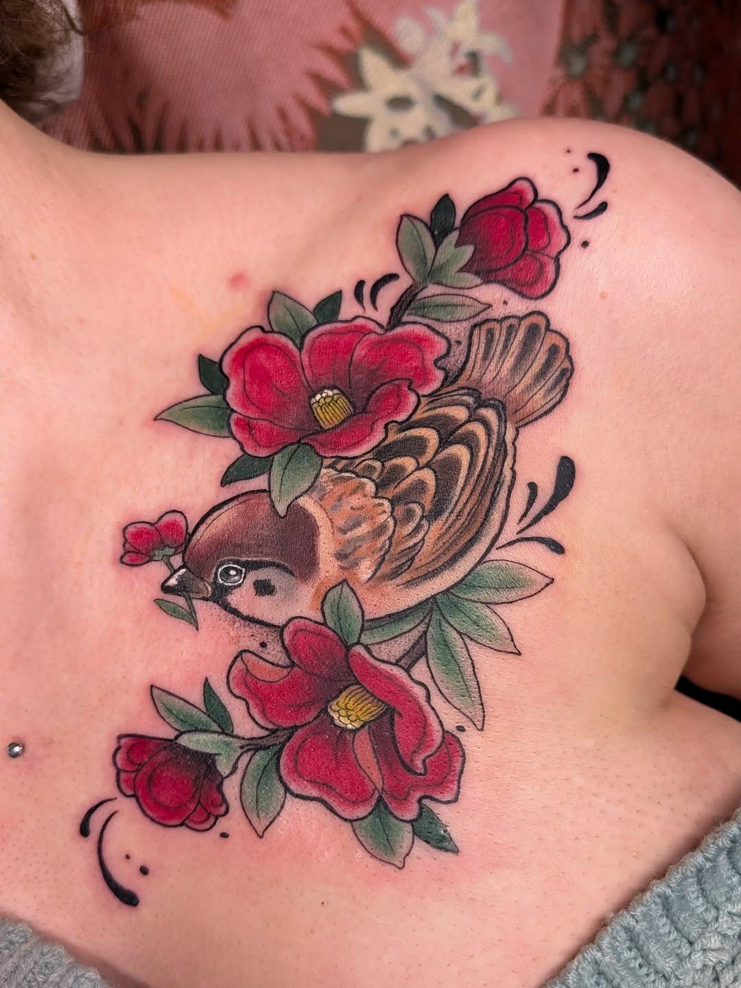 Suzume & Tsubaki illustratif — madz.tattoo