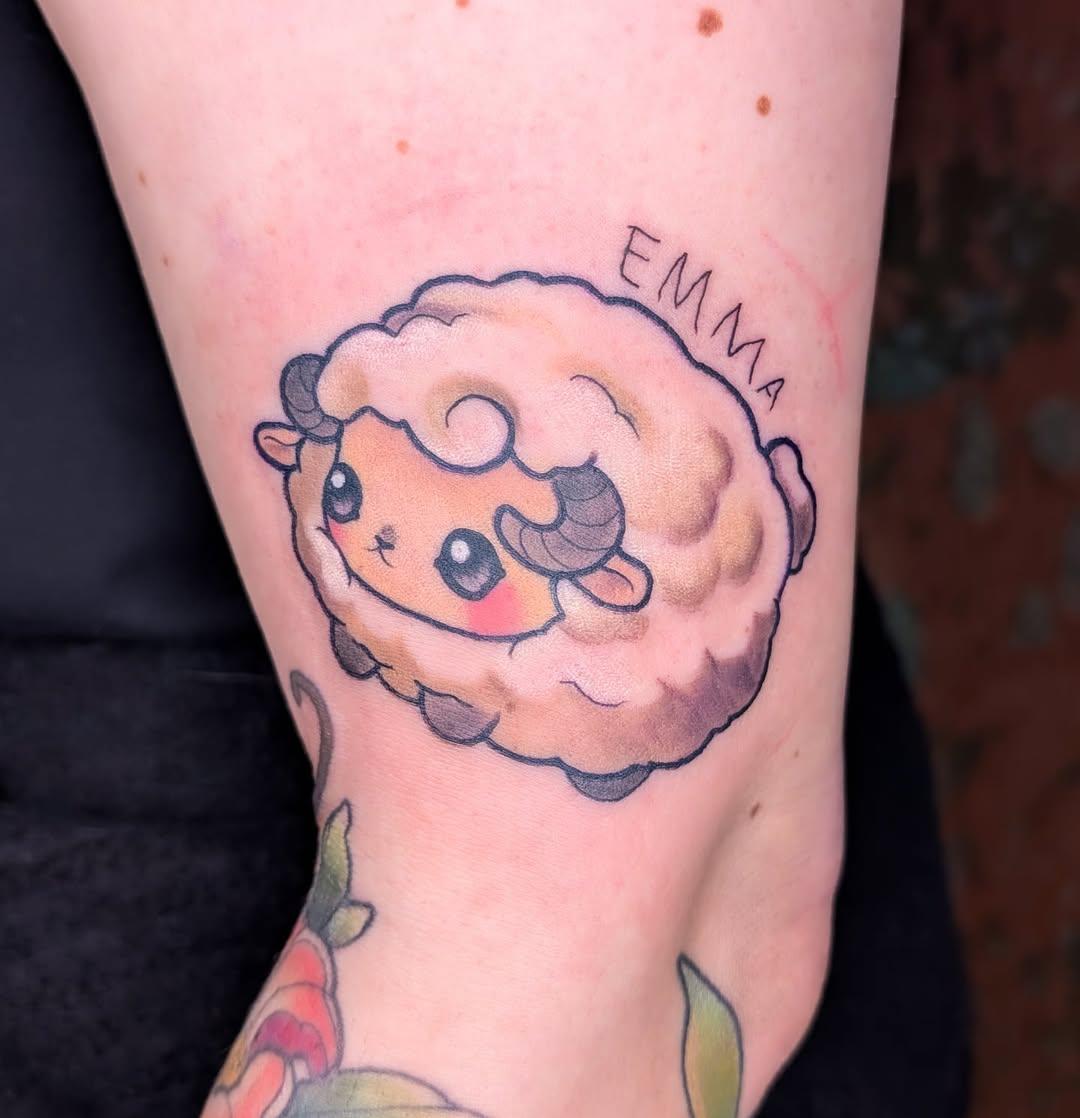 Petit bélier illustratif — madz.tattoo