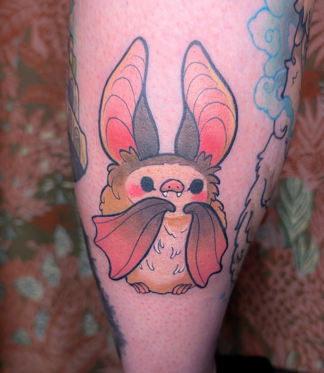 Bébé chauve-souris illustratif — madz.tattoo