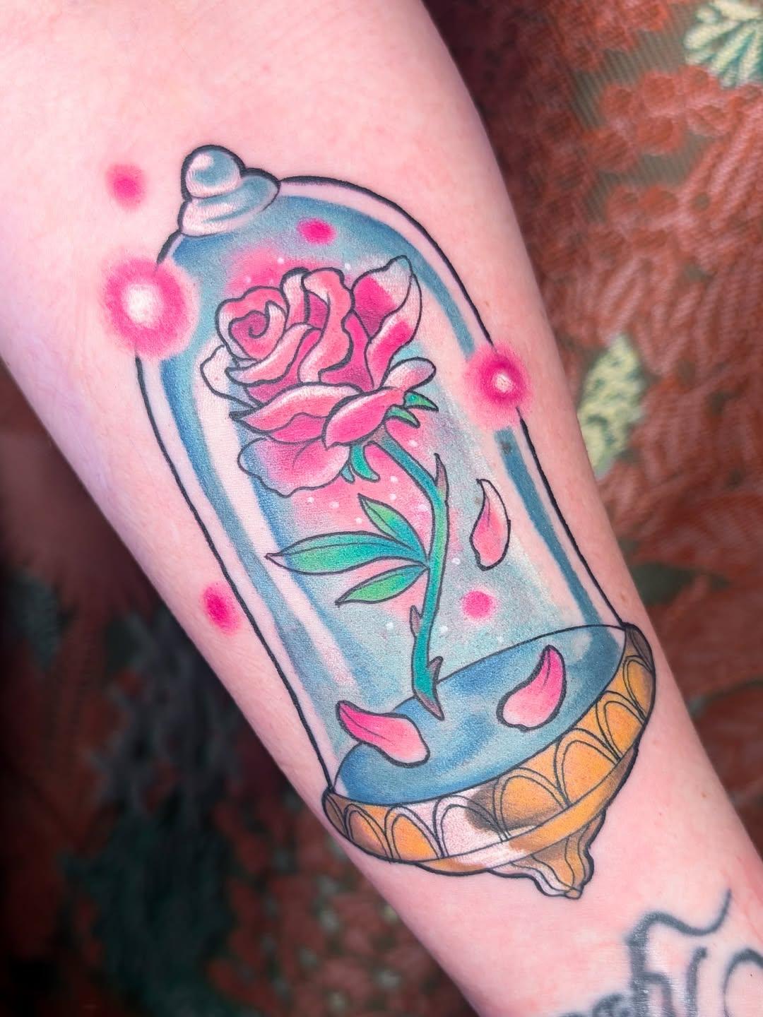 La Belle et la Bête, illustratif — madz.tattoo