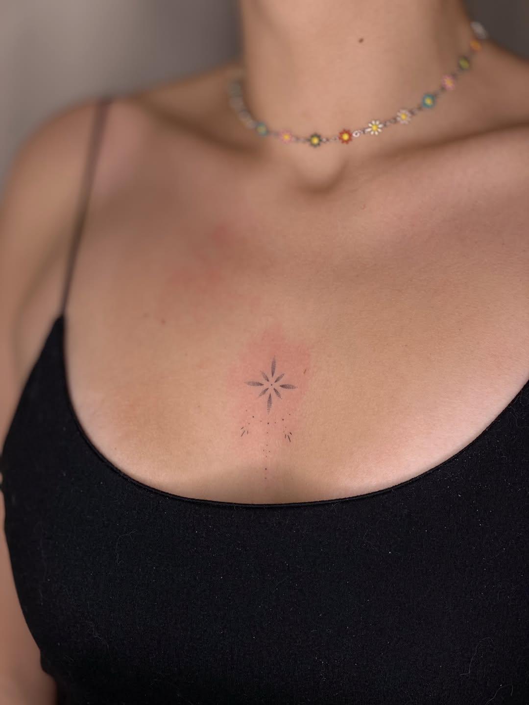 Tatouage étoile ornementale — vlada.march