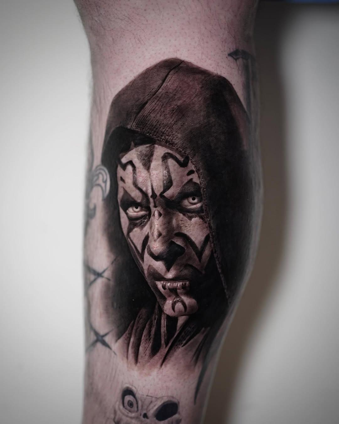 Tatouage Portrait Darth Maul Star Wars — inzi.bc