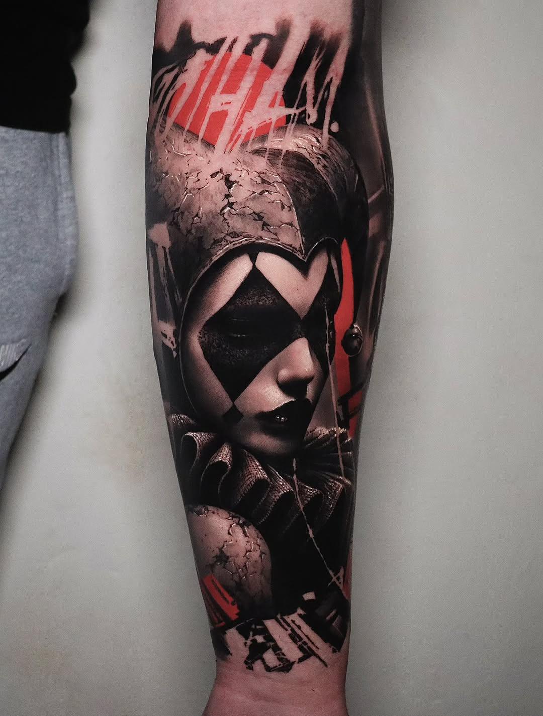 Tatouage Harley réaliste — yann_tattoo