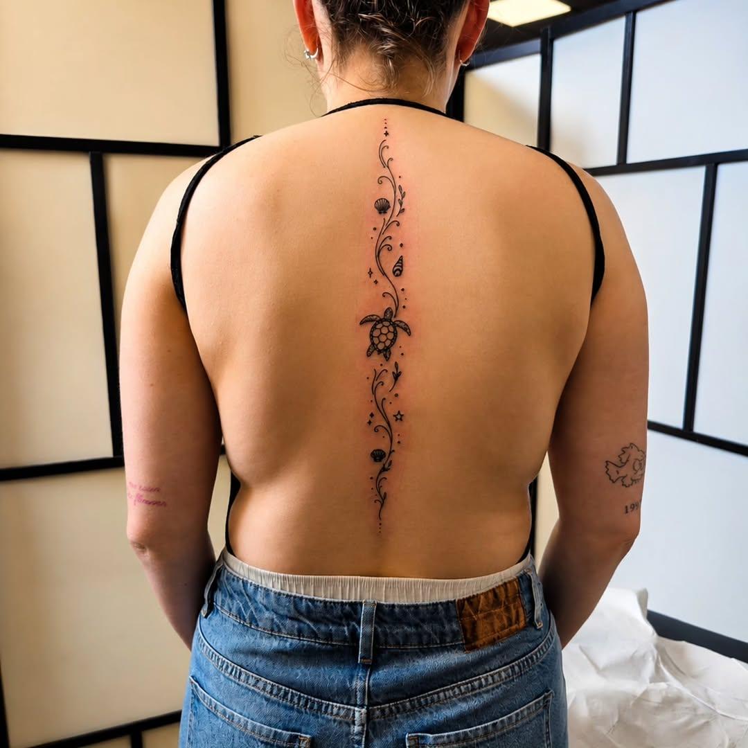 Tatouage Dragons fin line poitrine — juda_tattooer