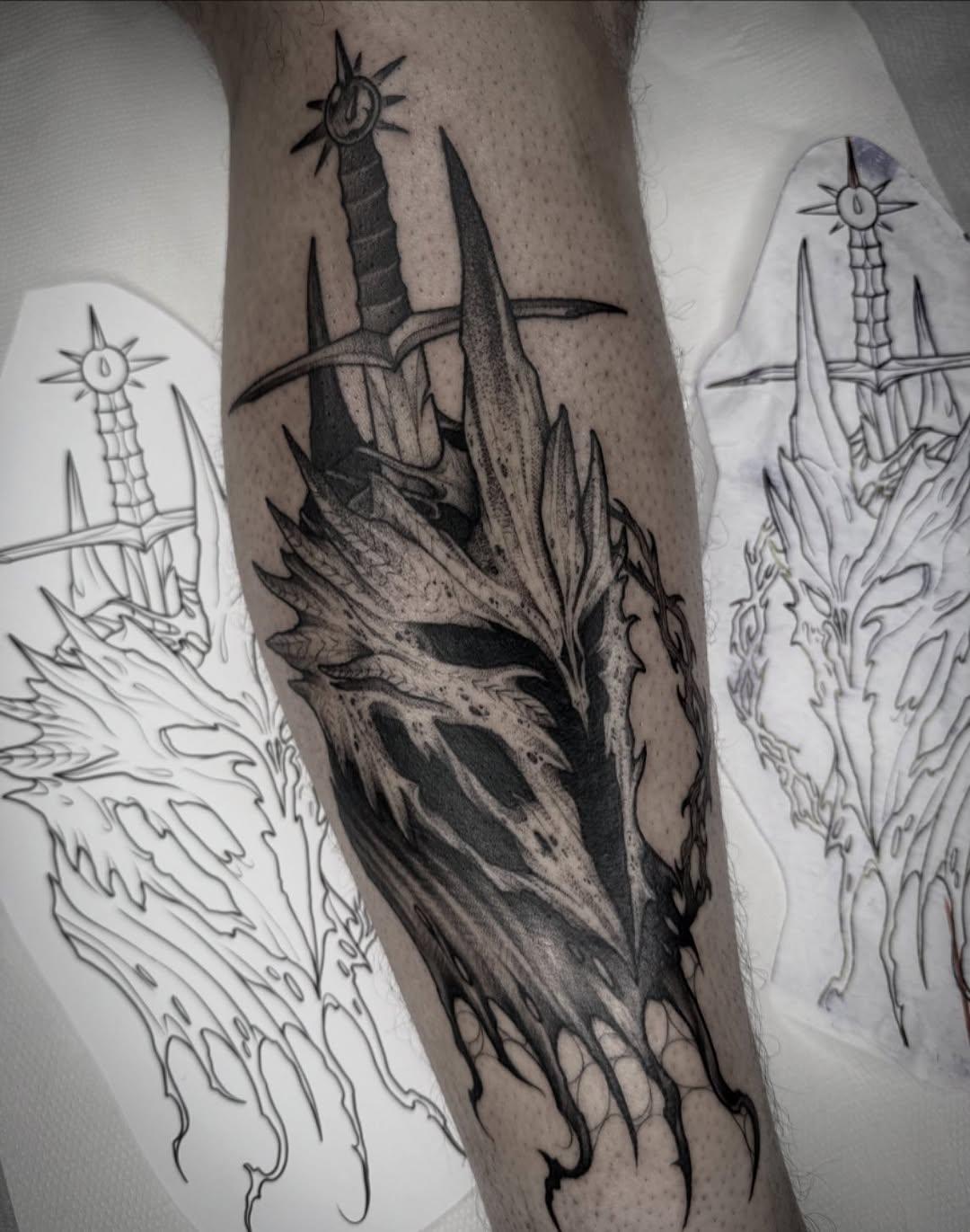 Tatouage Seigneur des anneaux — frk.tattoo