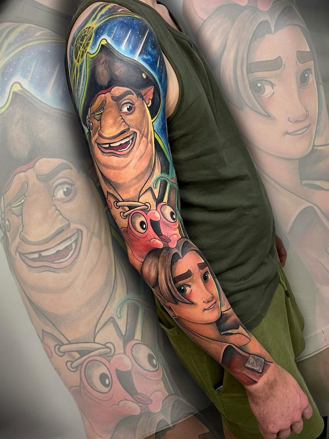 Tatouage Personnages Treasure Planet — silent_screamink