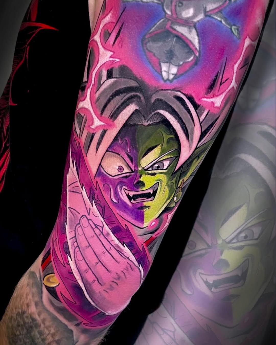 Tatouage Zamasu Dragon Ball — silent_screamink
