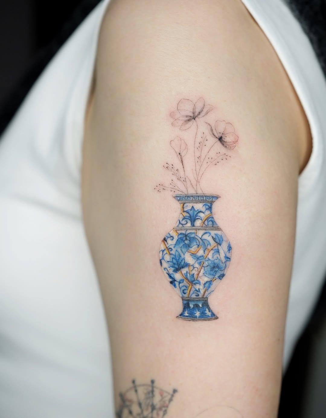 Tatouage Serpent Kintsugi — fatihodabas