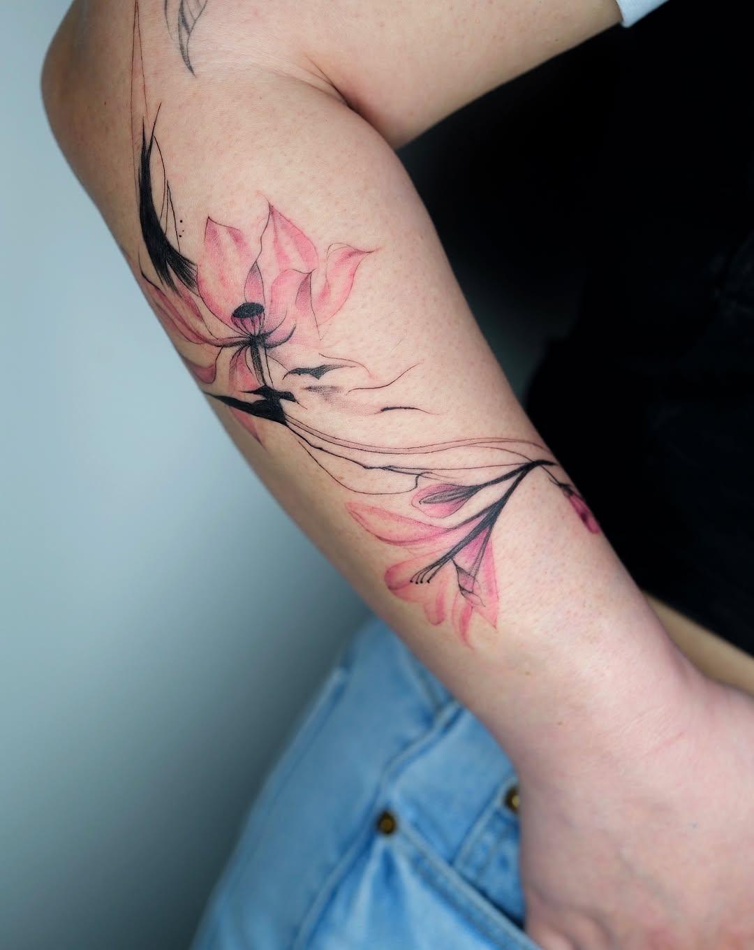 Tatouage Fleurs X-ray — fatihodabas