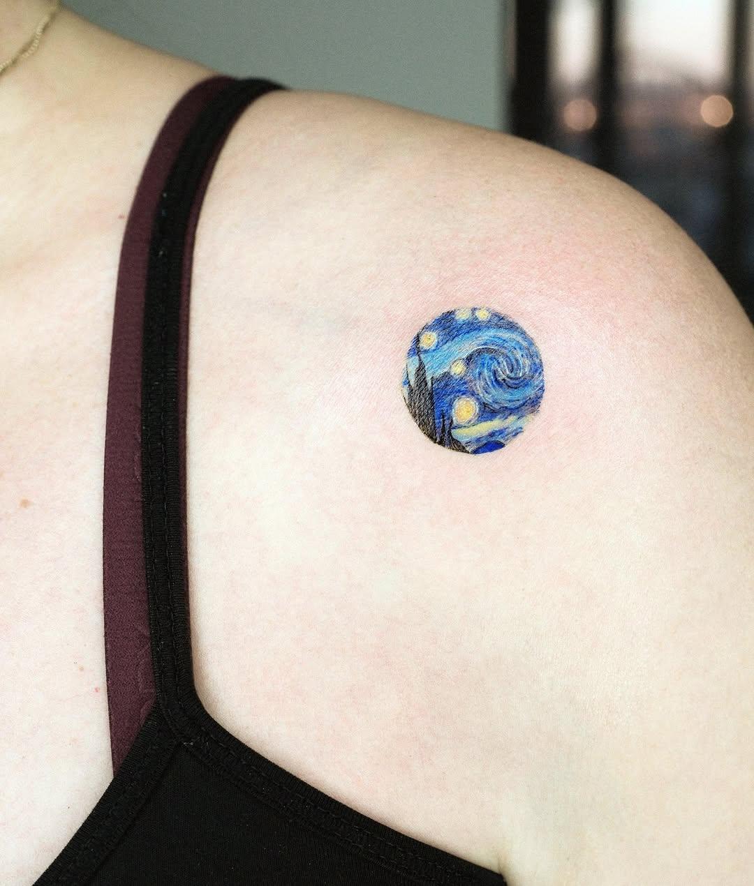 Tatouage Nuit étoilée — fatihodabas