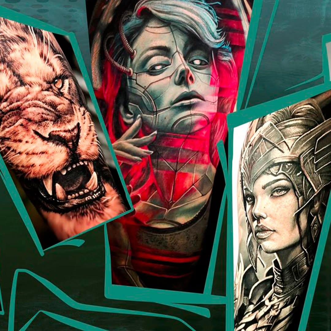 Tatouage Lion, cyborg et portraits réalistes — kiliandangelo_tattooartist