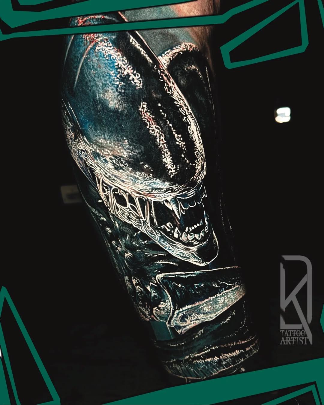Tatouage Crâne réaliste détaillé — kiliandangelo_tattooartist