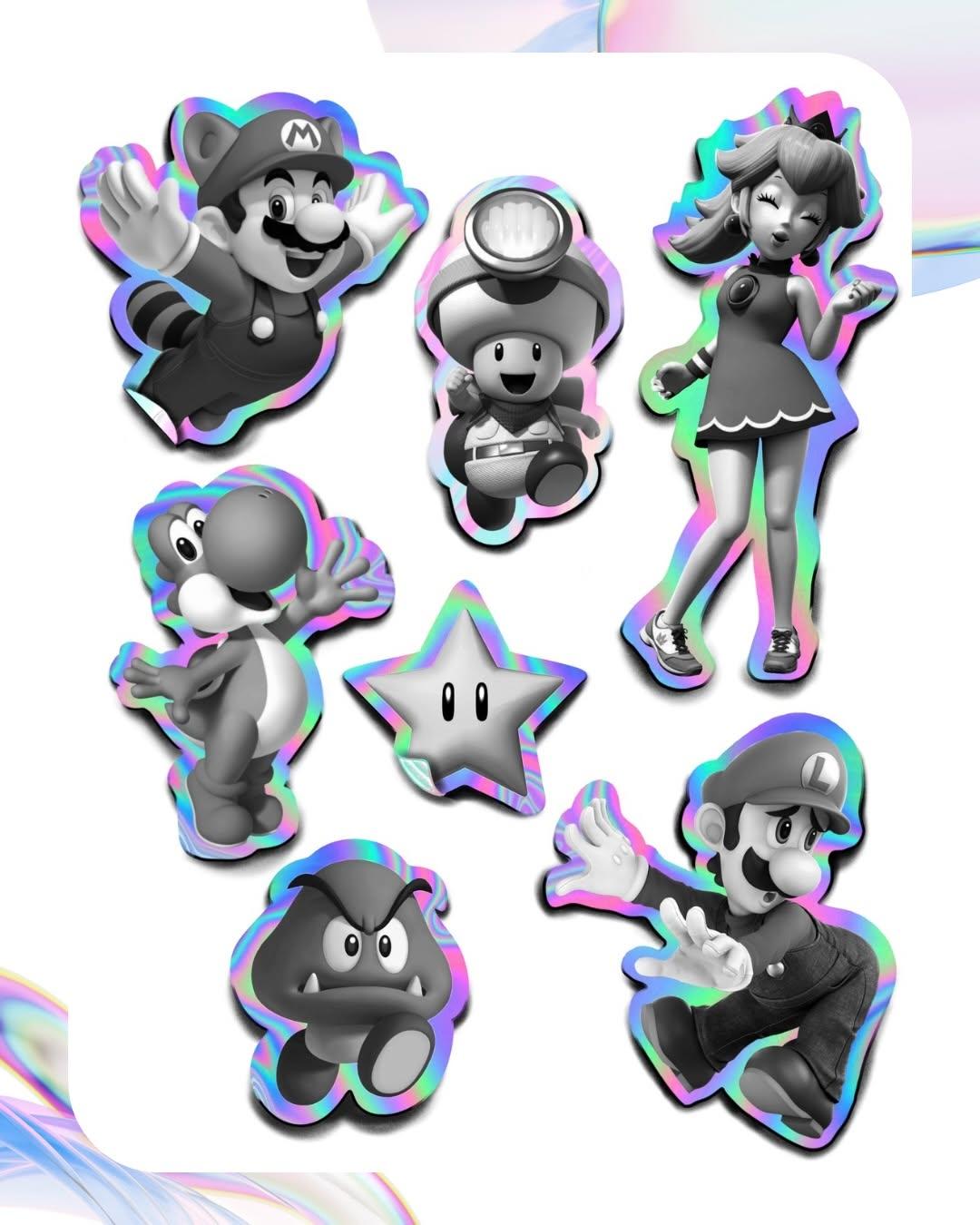 Mario, Luigi, Yoshi, jeu vidéo couleur — la_malice_ttt