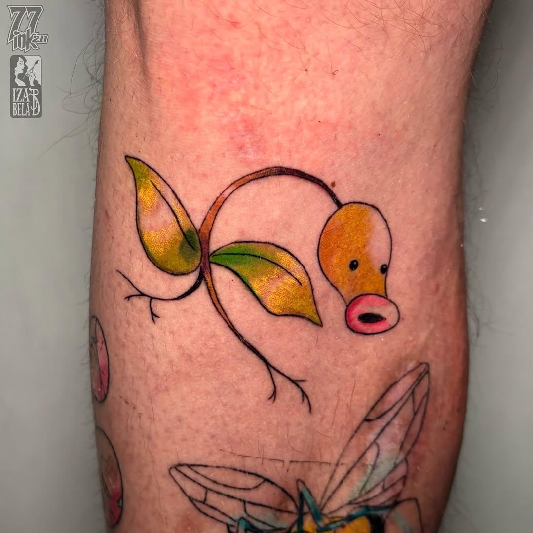 Tatouage Bellsprout Pokemon — iza.baginska.tatuaze