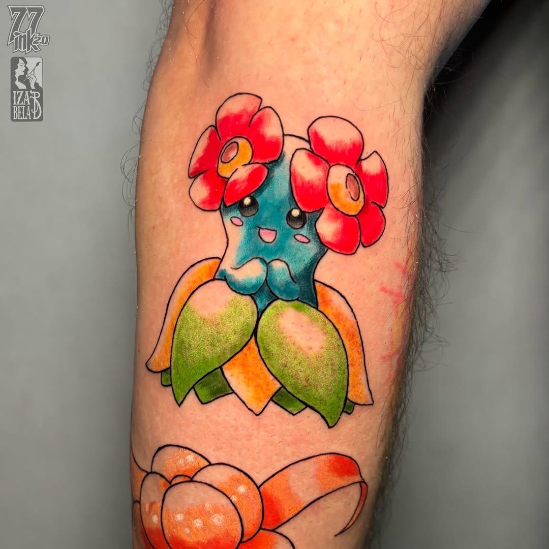 Tatouage Bellossom Pokemon — iza.baginska.tatuaze