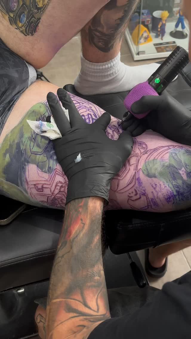 Tatouage Hulk Buster esquisse — cha_noar