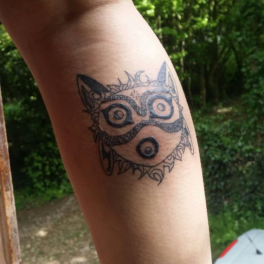 Tatouage Masque Mononoké — 10.126.tattoo