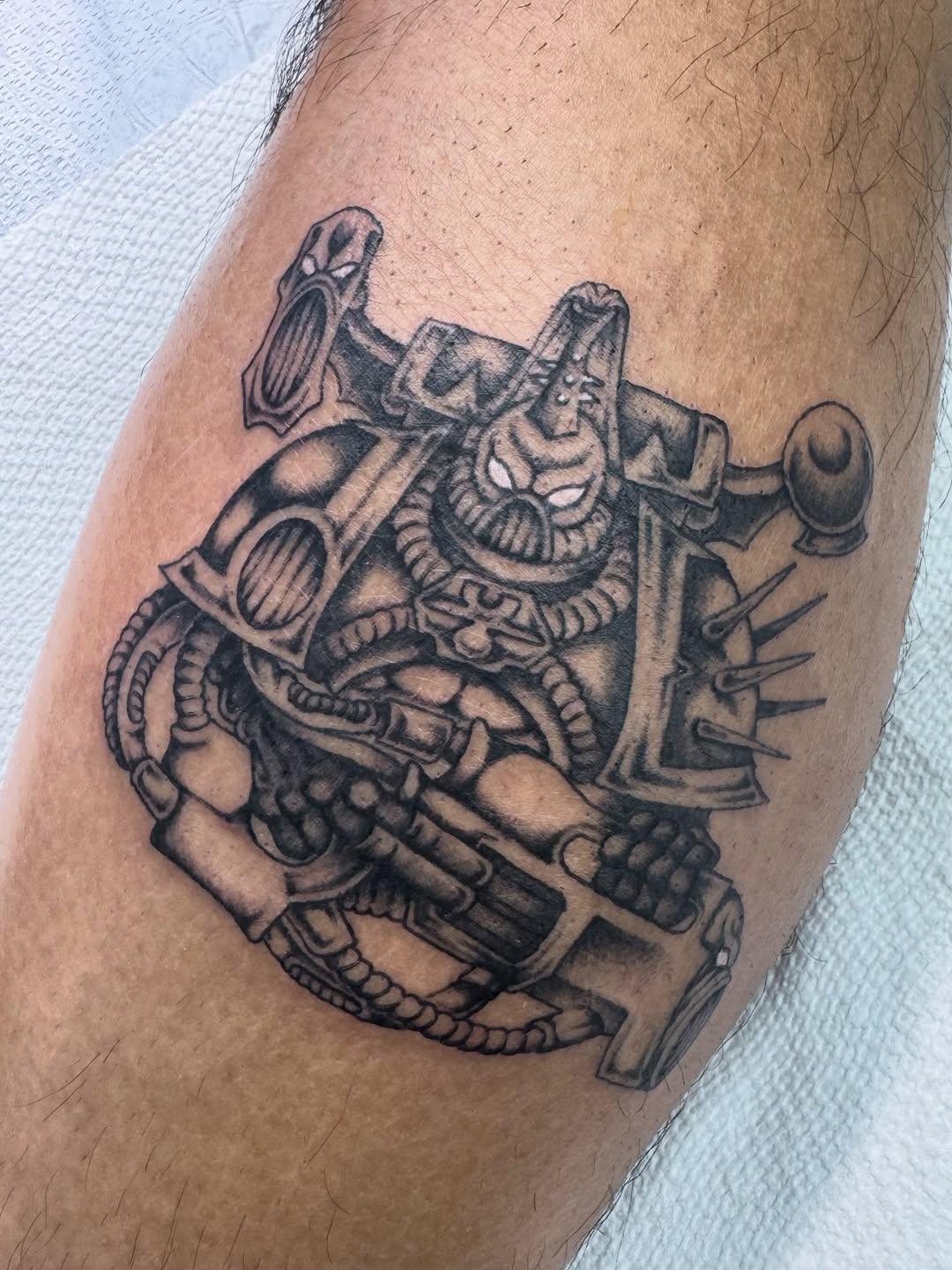Tatouage Créature Warhammer (Noise Marine) — yung_mocci