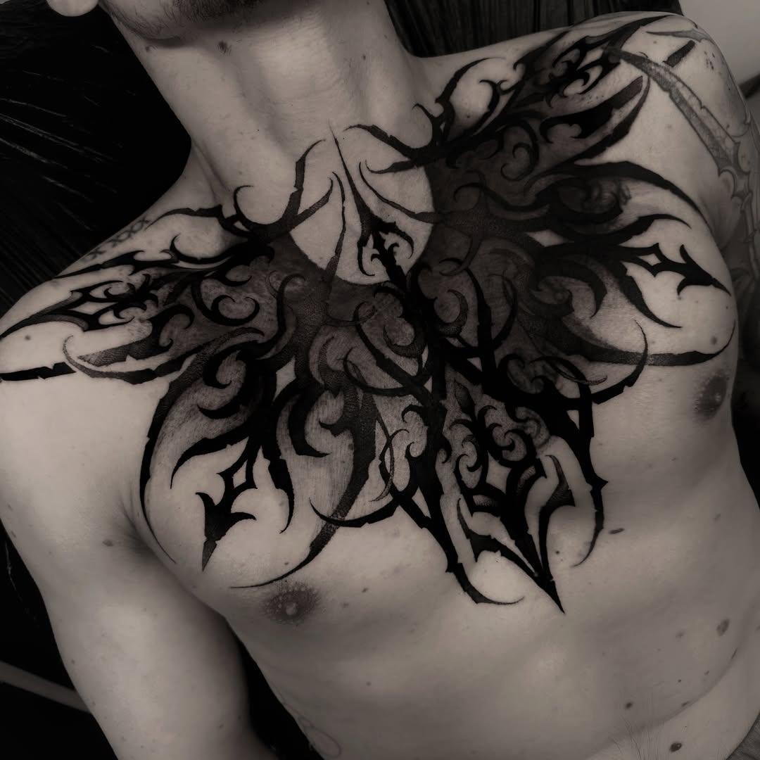 Tatouage Projet torse personnage — mikescythe.ttt