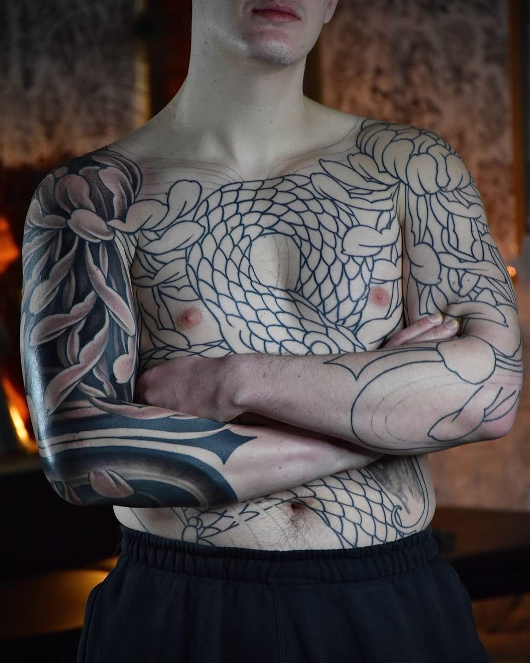 Tatouage Bodysuit bras droit — padidet__