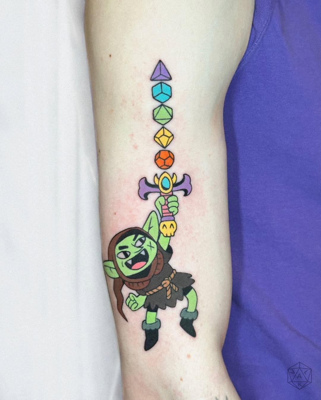 « From trashmob to game master », illustratif fantasy — valktattoo