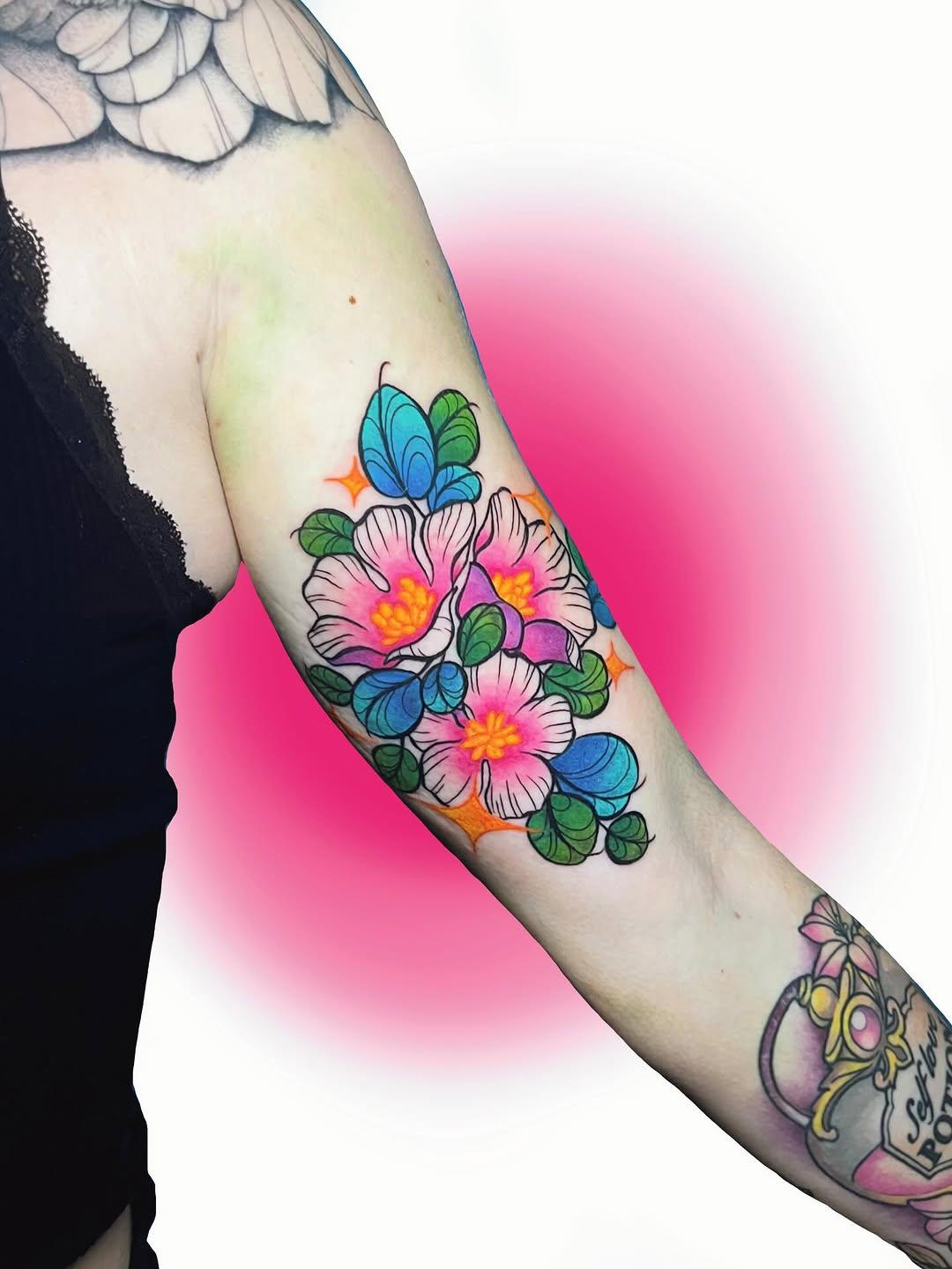 Projet floral couleur vive — mirezumi