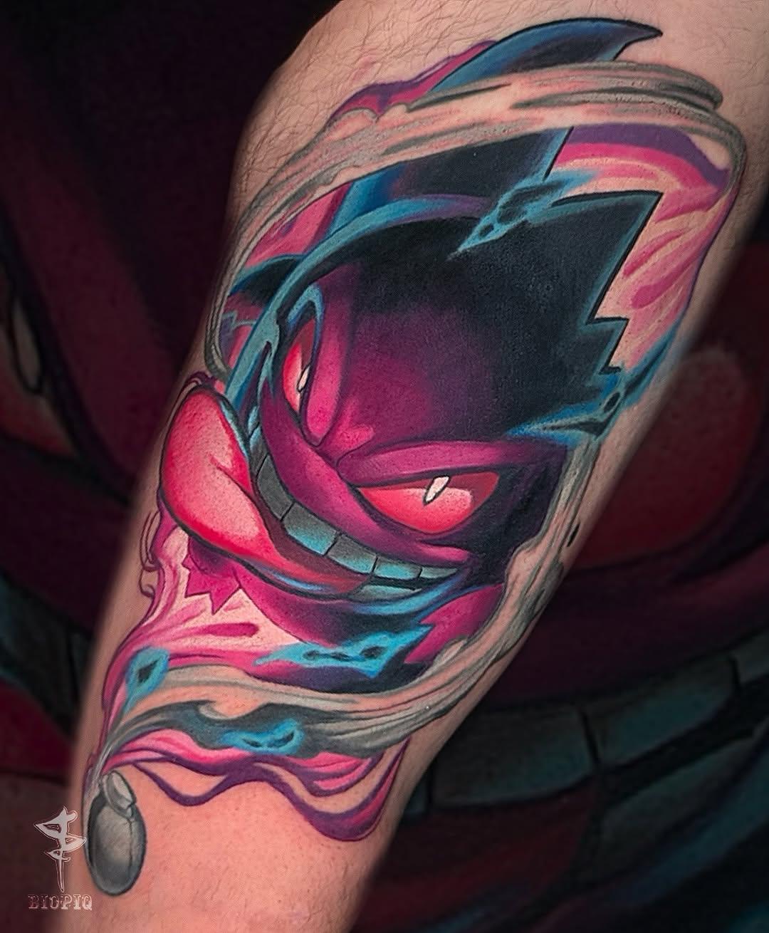 Tatouage Ectoplasma Pokémon — octopod_tattoo