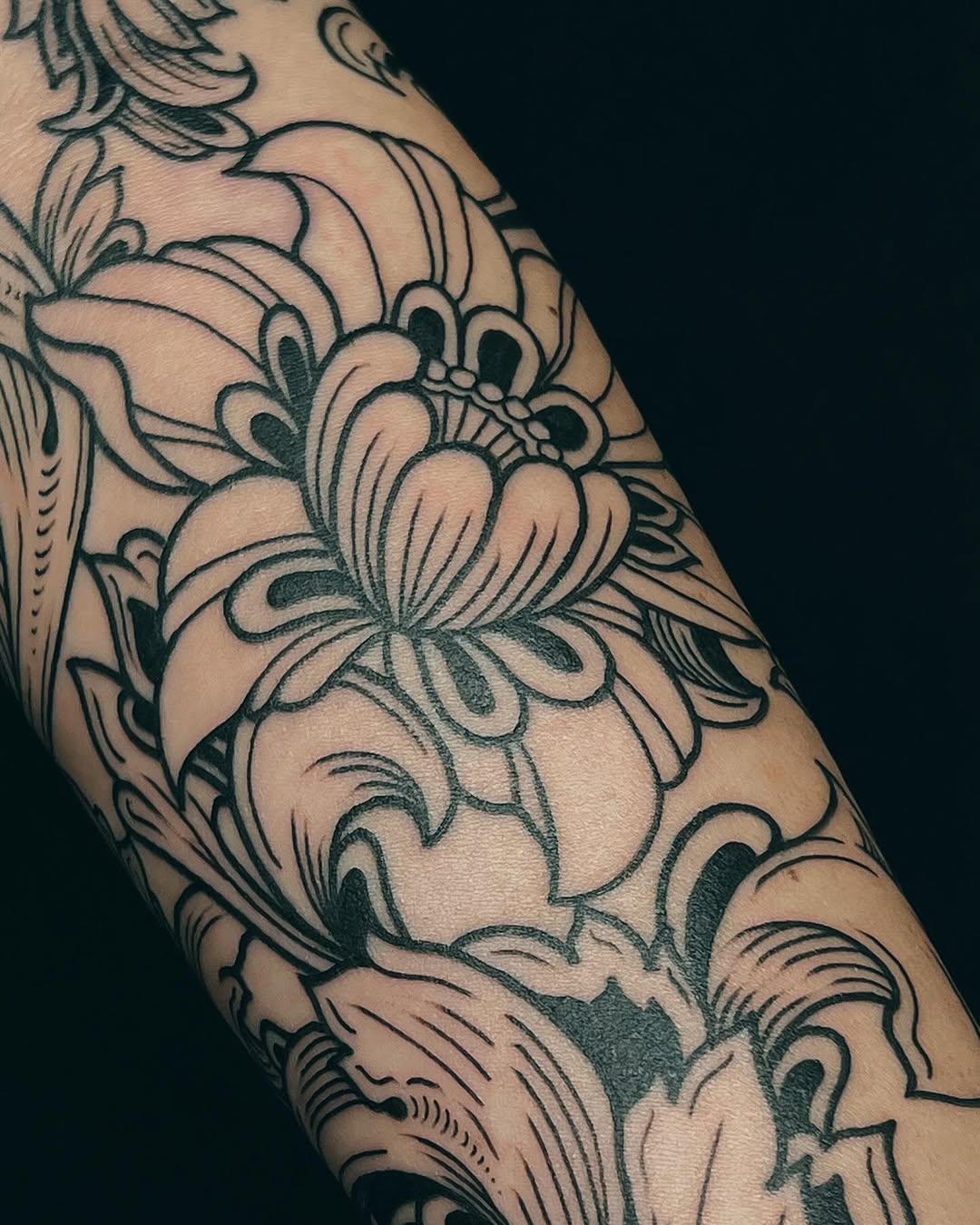 Projet ornemental blackwork — art.d.lix