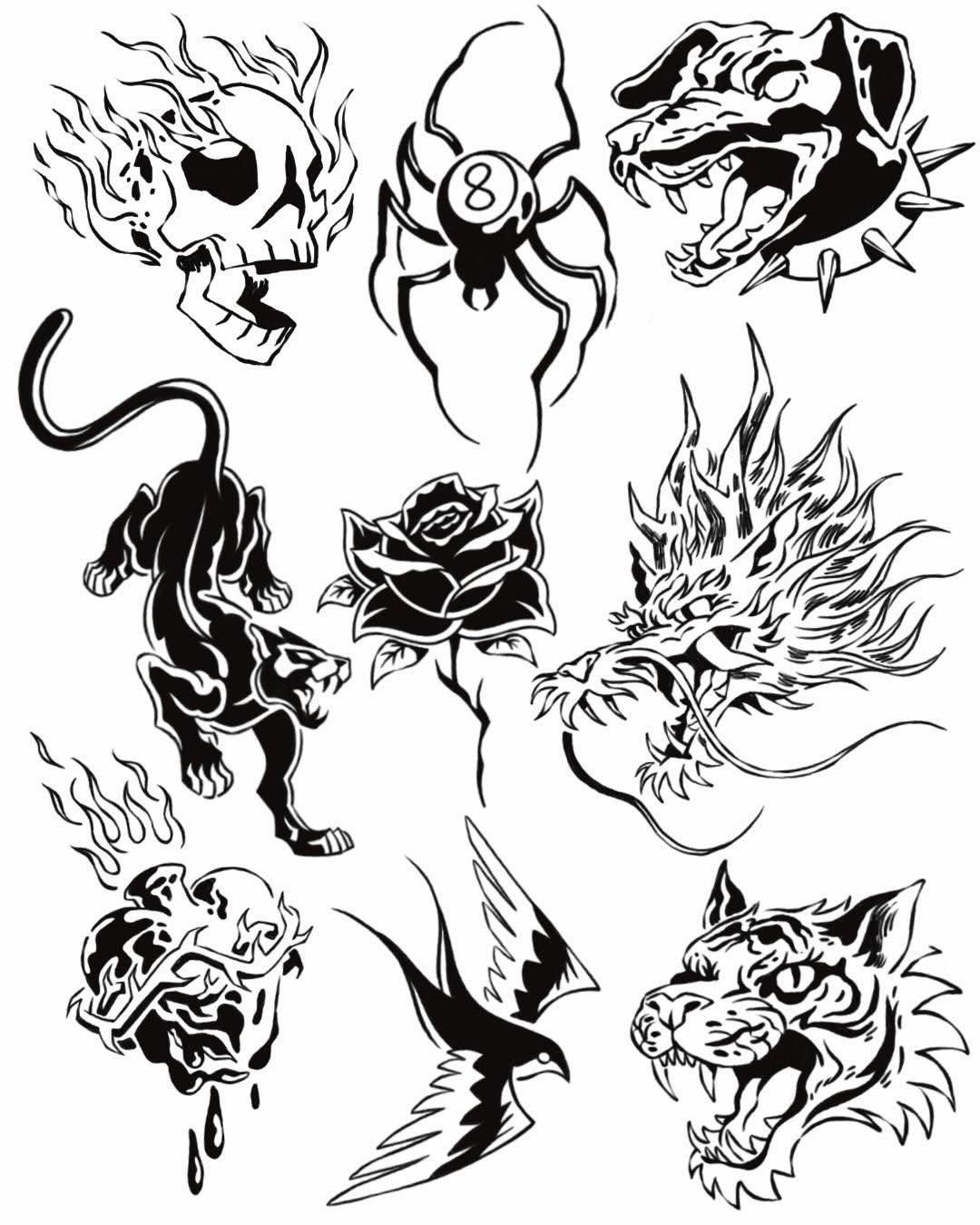 Tatouage cigale dragon animaux — toto_le_voyou