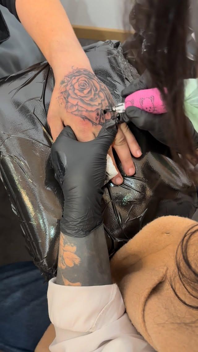 Rose freehand — cactussweetness.tattoo