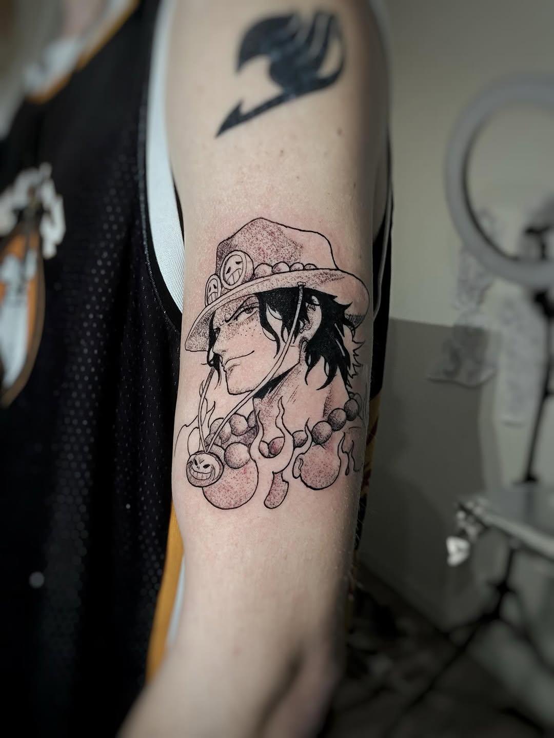 Ace (One Piece) néo-japonais — la.main.froide