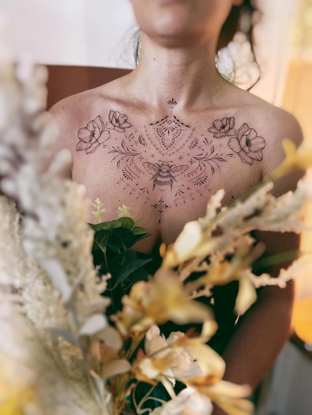 Tatouage Tulipes avant-bras — kalontattoobrest