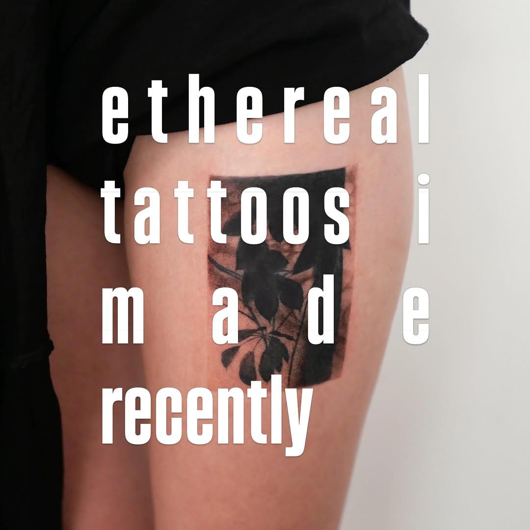 Tatouage Fleur textures brumes — ananda.tattoo