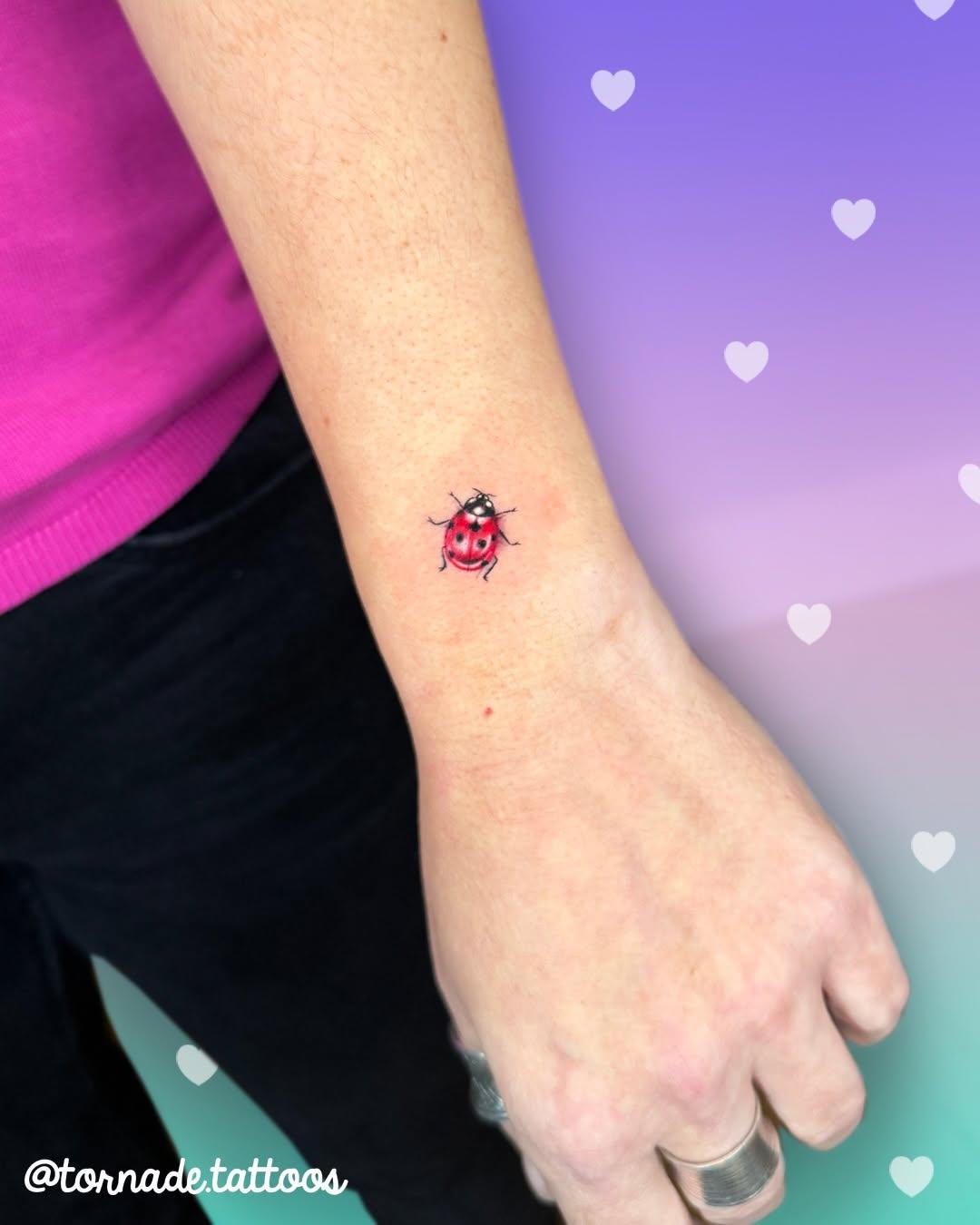 Tatouage Coccinelle — tornade.tattoos