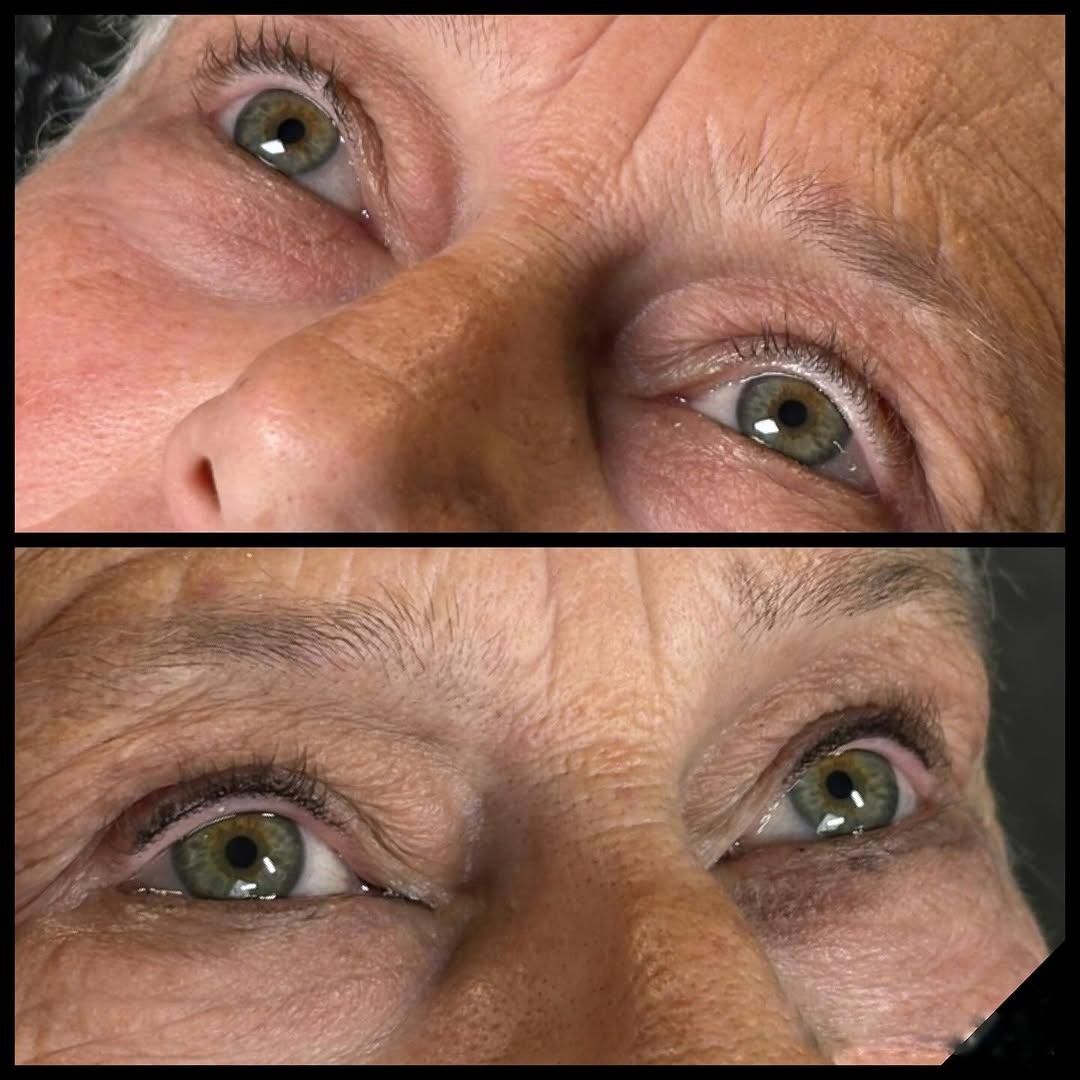 Tatouage wimpernkranz eyeliner — woke_up_like_this_munich