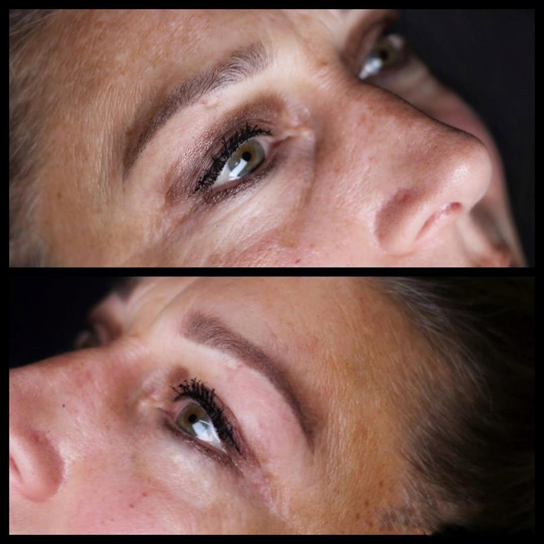 Tatouage sourcils pmu cicatrisés — woke_up_like_this_munich