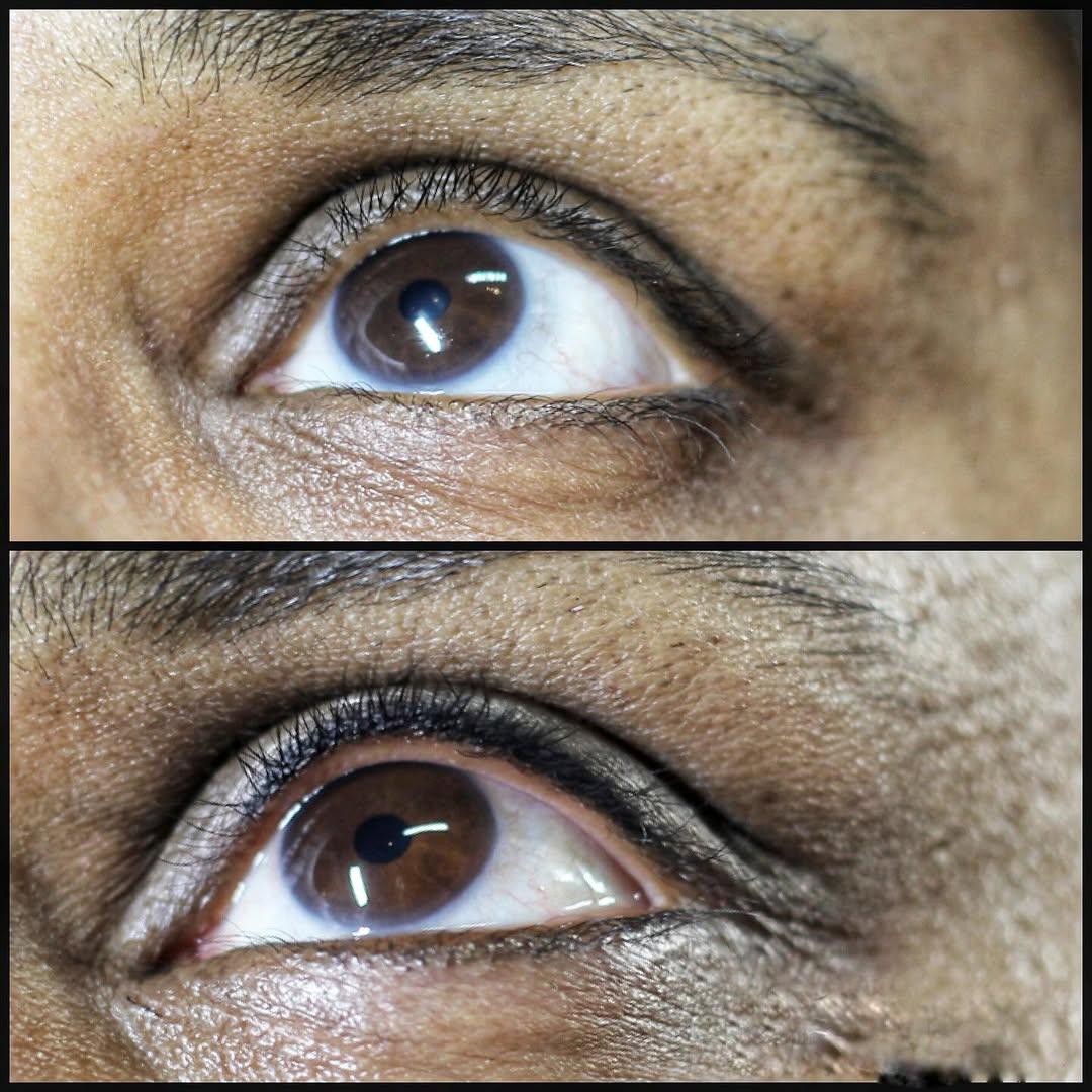 Tatouage wimpernkranz eyeliner et sourcils — woke_up_like_this_munich