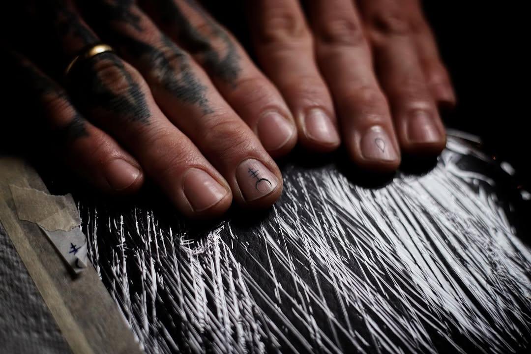 Tatouage nail tattoo — woke_up_like_this_munich